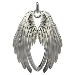 Angel Wings Pendant, Sterling Silver