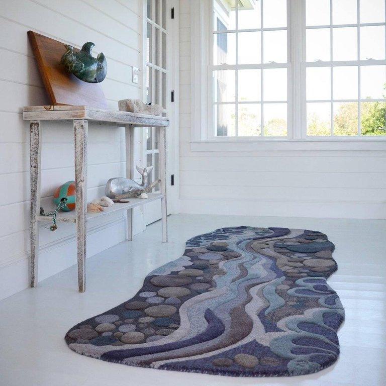 round coastal rugs