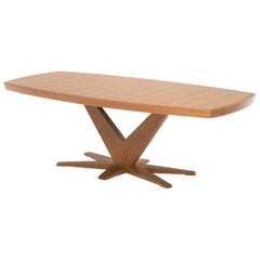 Angela Adams Haven Dining Table, Cherry, Seats Six-Eight, Handcrafted, Modern