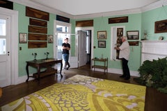 Angela Adams Morning Wings, Yellow and Pink, Rug & Tapestry, Handcrafted, Modern