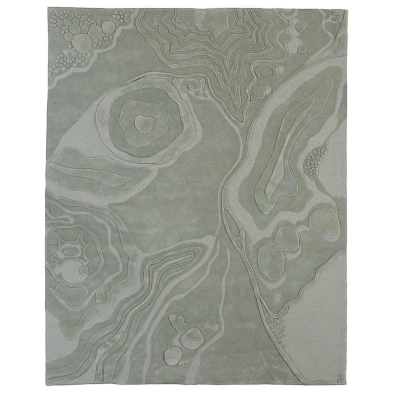 Angela Adams Nebula, Blue Area Rug, New Zealand Wool, Custom, Customizable For Sale