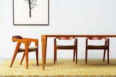 Angela Adams Origami Dining Table in Cherry, Seats Six, Handcrafted, Modern