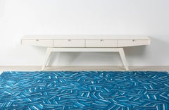 Angela Adams Sea Bird Sidecase, Maple with Sea Foam Finish, Handcrafted, Modern