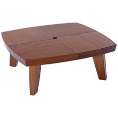 Angela Adams Sea Turtle Coffee Table, Walnut, Solid Wood, Handcrafted, Modern