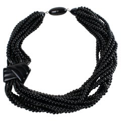 Collar de varias vueltas de resina de regaliz Angela Caputi