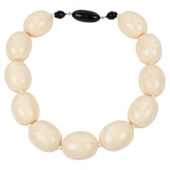 Angela Caputi Collar de cuentas gigantes de resina