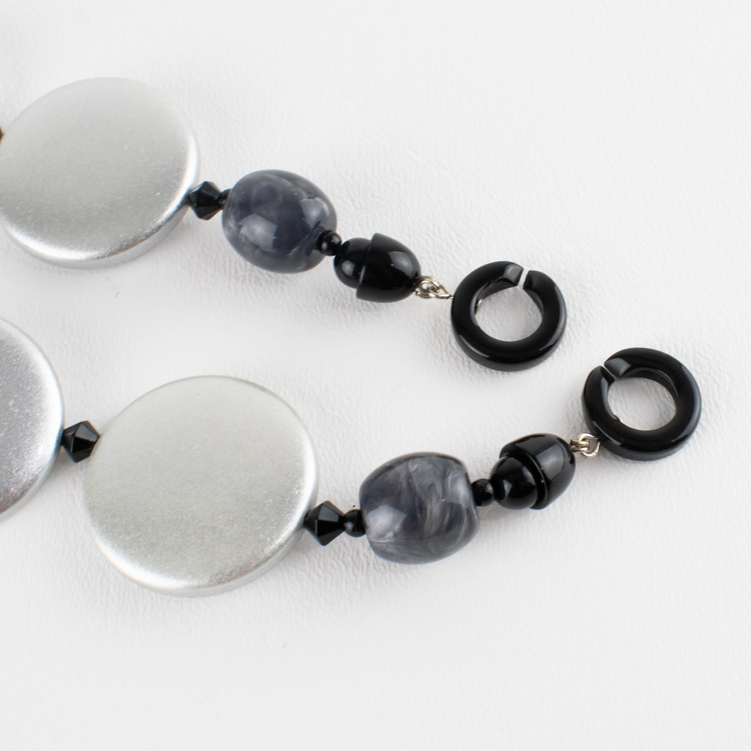 Angela Caputi Collana in resina d'argento perlata in vendita 5