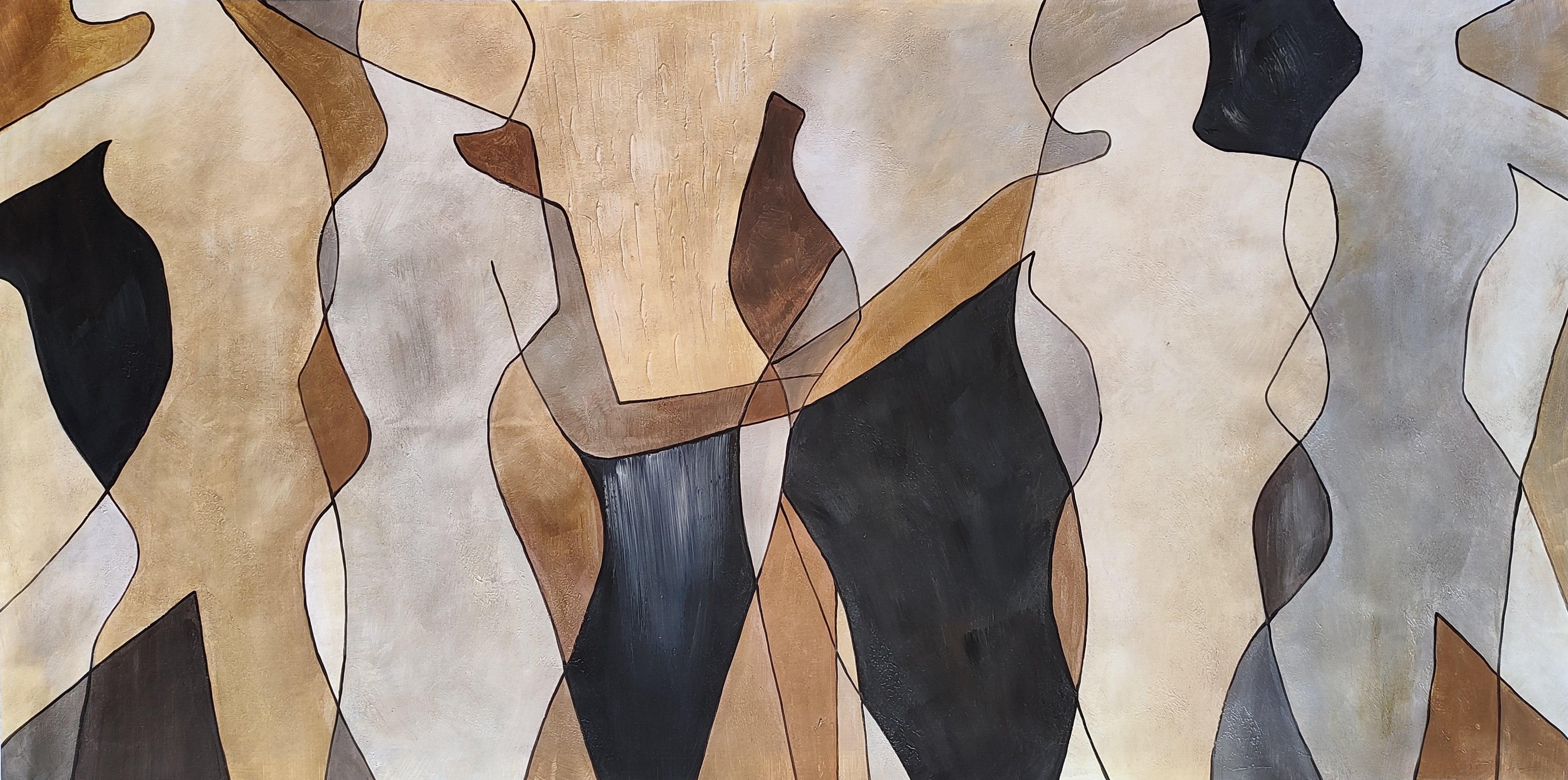 FEMMES - Impressionnisme Painting par Angela Casares