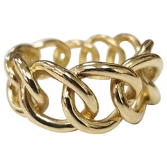 Angela Cummings 18 Karat Yellow Gold Graduating Circle Ring