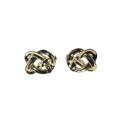 Angela Cummings 18 Karat Yellow Gold Pretzel Clip On Earrings #15244