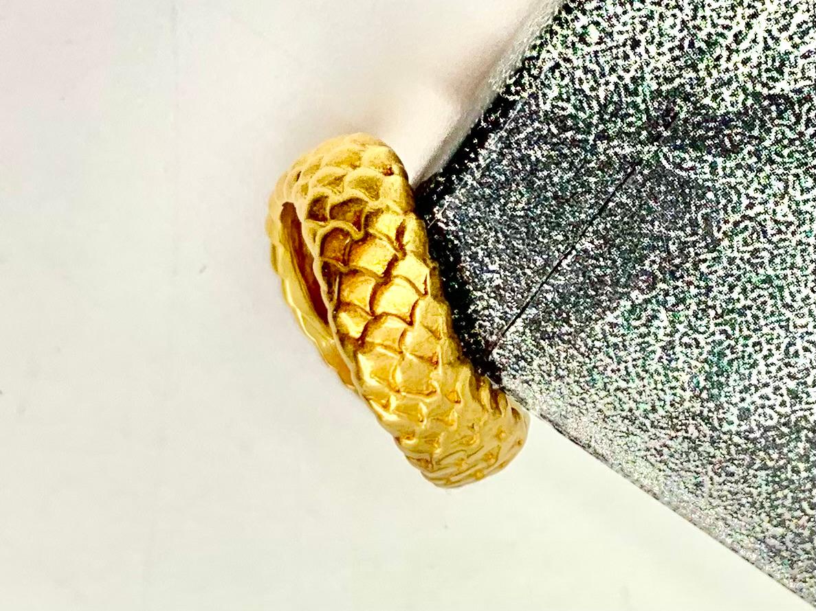 Angela Cummings 18K Yellow Gold Sinuous Snake Ring en venta 5