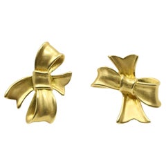 Angela Cummings 1984's 18K Gold Fliege Ohrringe