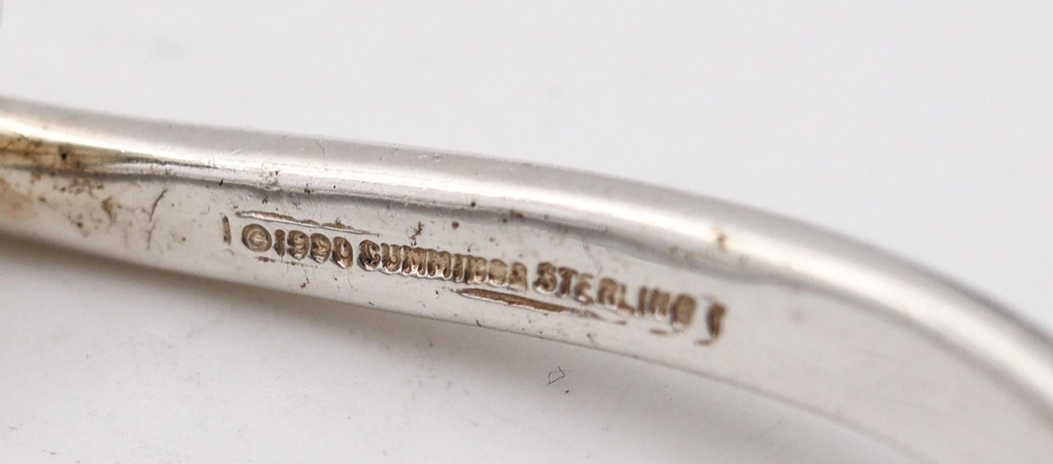 Angela Cummings 1991 Studio gedrehtes skulpturales Armband aus .925 Sterlingsilber im Zustand „Hervorragend“ im Angebot in Miami, FL