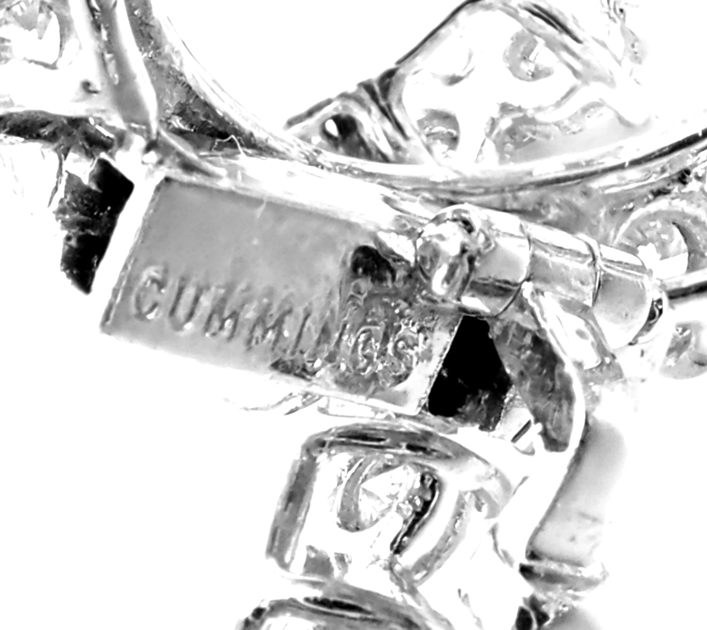 Angela Cummings 34 Carat Diamond Swirl Platinum Necklace, circa 1995 6