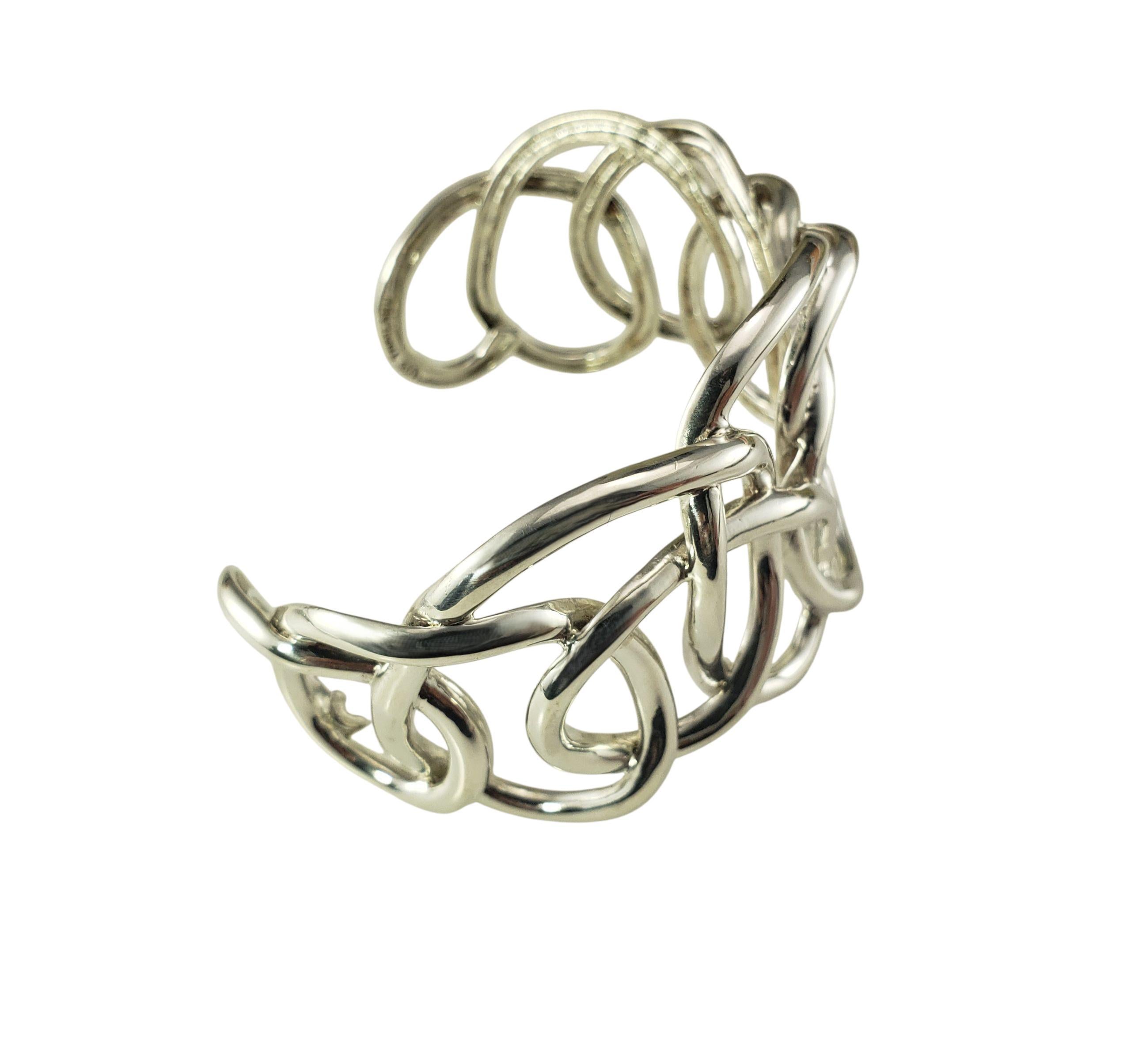 Angela Cummings AC Studio Silver Large Cuff Bracelet #23296 Bon état - En vente à Washington Depot, CT