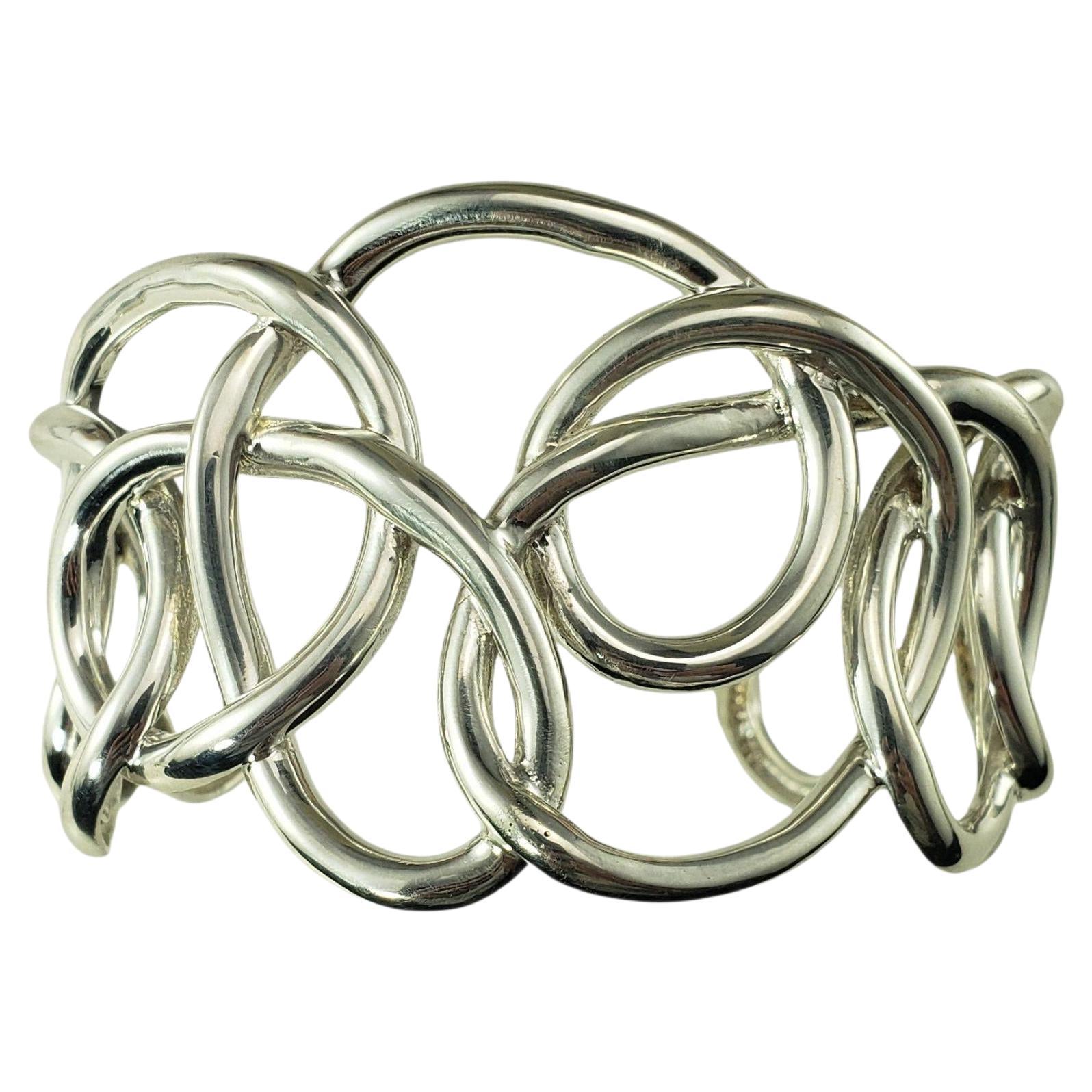 Angela Cummings AC Studio Silver Large Cuff Bracelet #23296 en vente