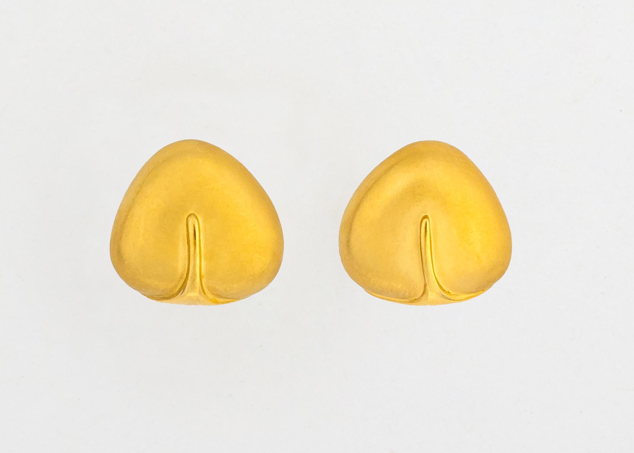 Contemporary Angela Cummings Acorn Motif Gold Earrings For Sale
