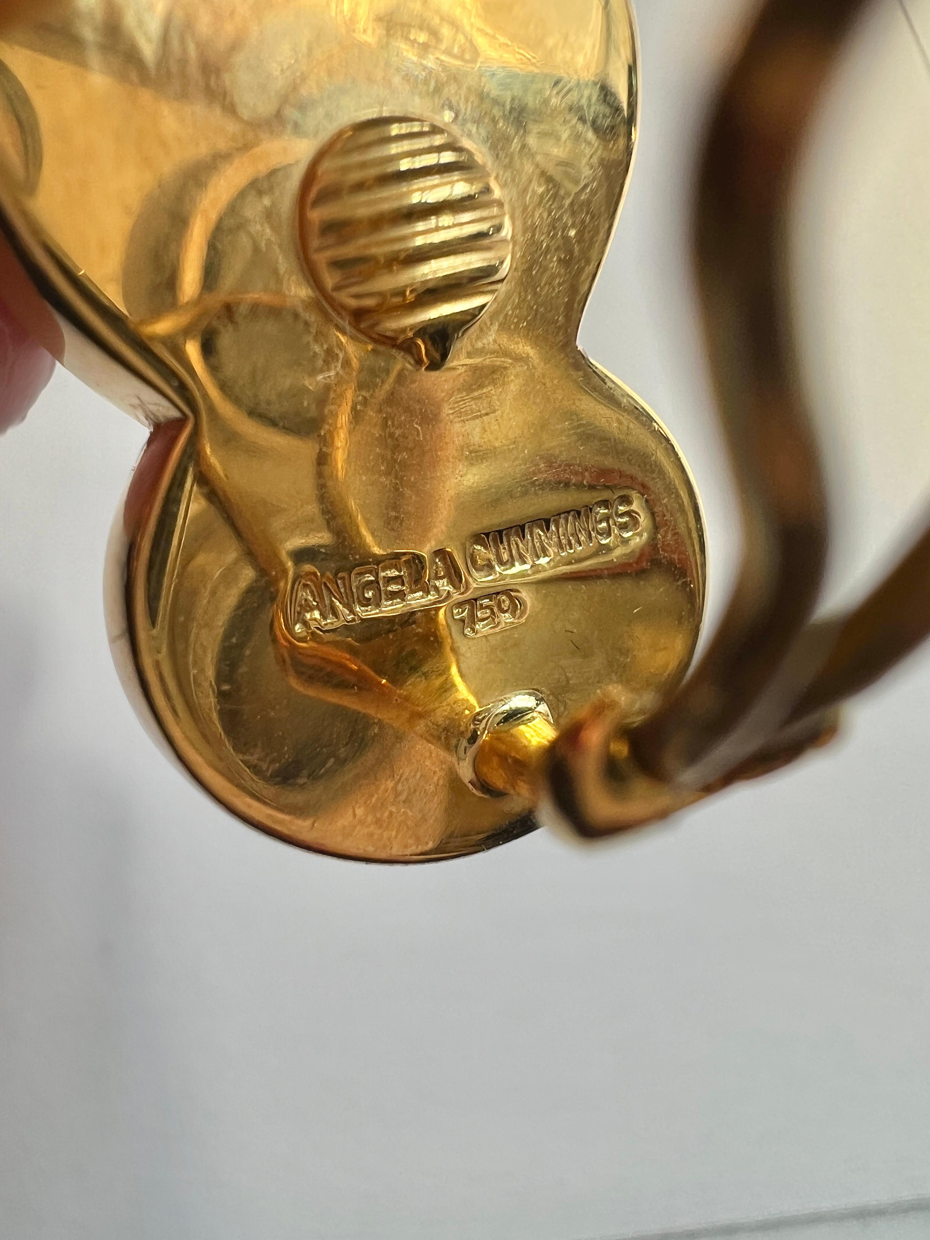Angela Cummings Achat 18k Gold Clip auf Ohrringe im Zustand „Hervorragend“ im Angebot in New York, NY