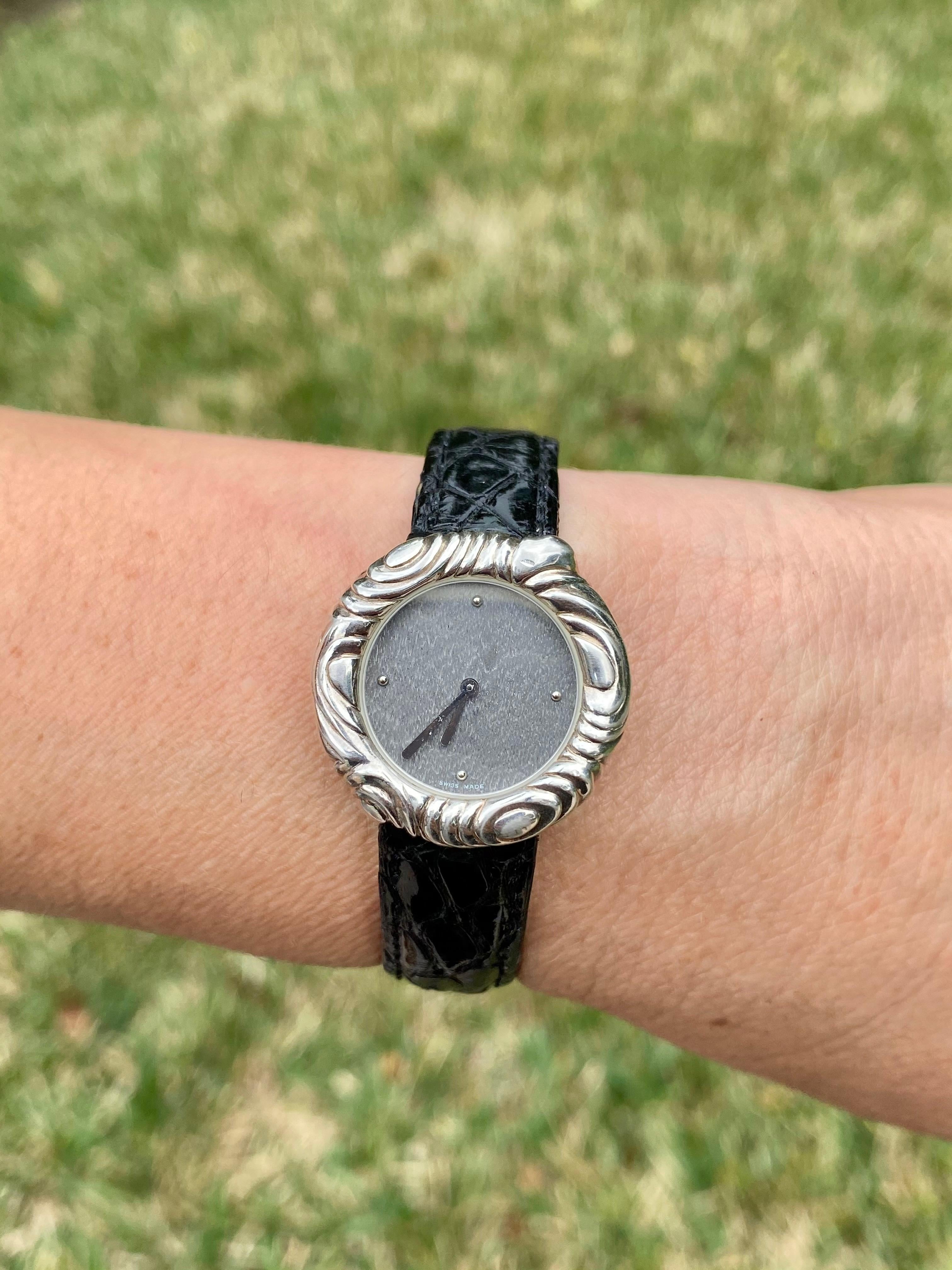 sterling silver women's watch