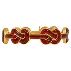 Angela Cummings carnelian knot bracelet