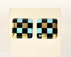 Angela Cummings Checkerboard Earrings