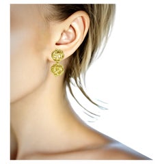 Angela Cummings Earrings in 18K with a Sphere Shape, the bottoms detachable 1985