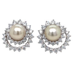 Angela Cummings for Assael Diamond Pearl Ear Clips