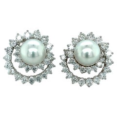 Angela Cummings for Assael Diamond Pearl Earrings