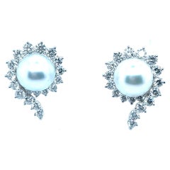 Angela Cummings for Assael Diamond Pearl Earrings