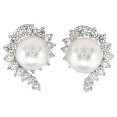 Angela Cummings for Assael Fine Pearl 4.20 Ct Diamond  Earrings