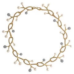 Angela Cummings pour Assael Collier « Sprig » en perles et diamants