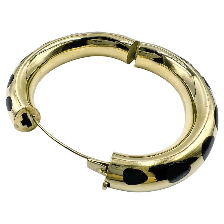 Angela Cummings für Tiffany: Cheetah-Armreif aus schwarzer Jade, 18 Karat Gold im Zustand „Hervorragend“ in Palm Beach, FL