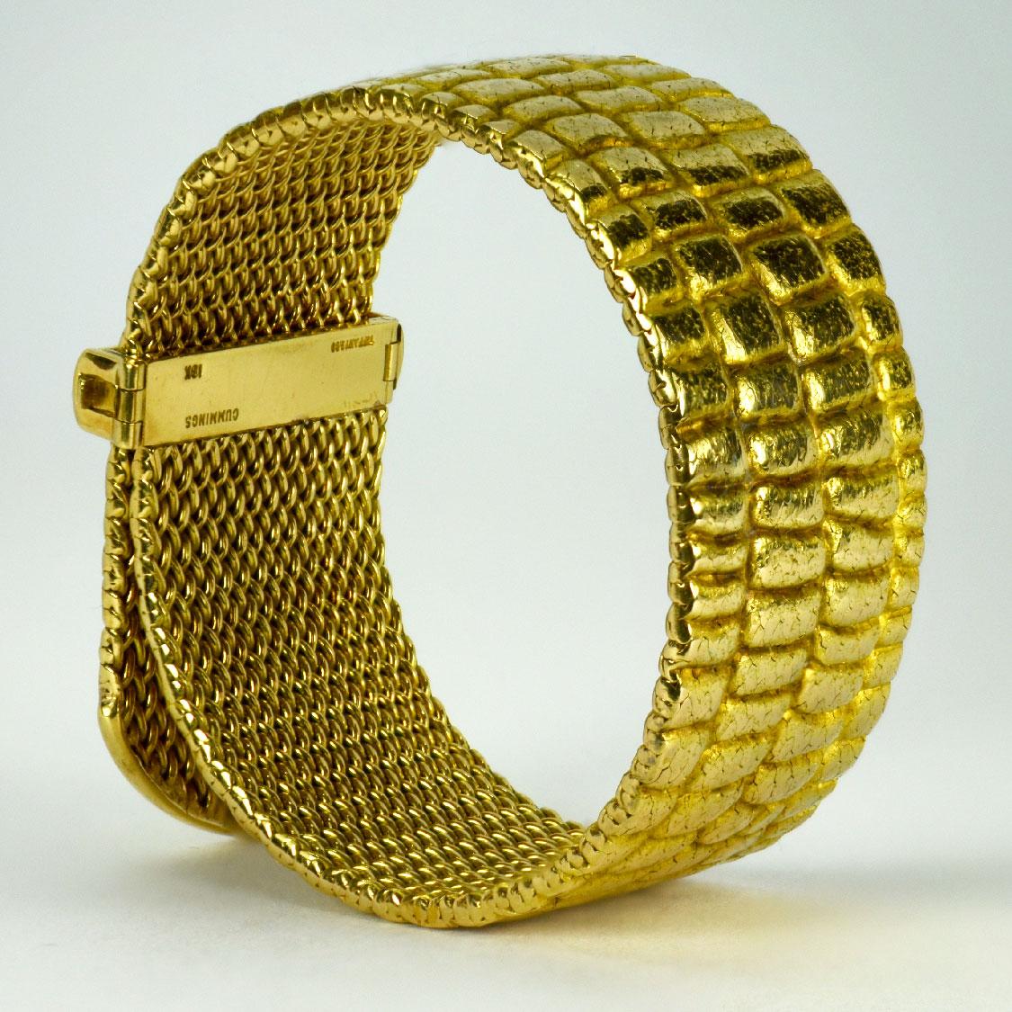 Angela Cummings for Tiffany 18K Yellow Gold ‘Crocodile’ Buckle Bracelet 4