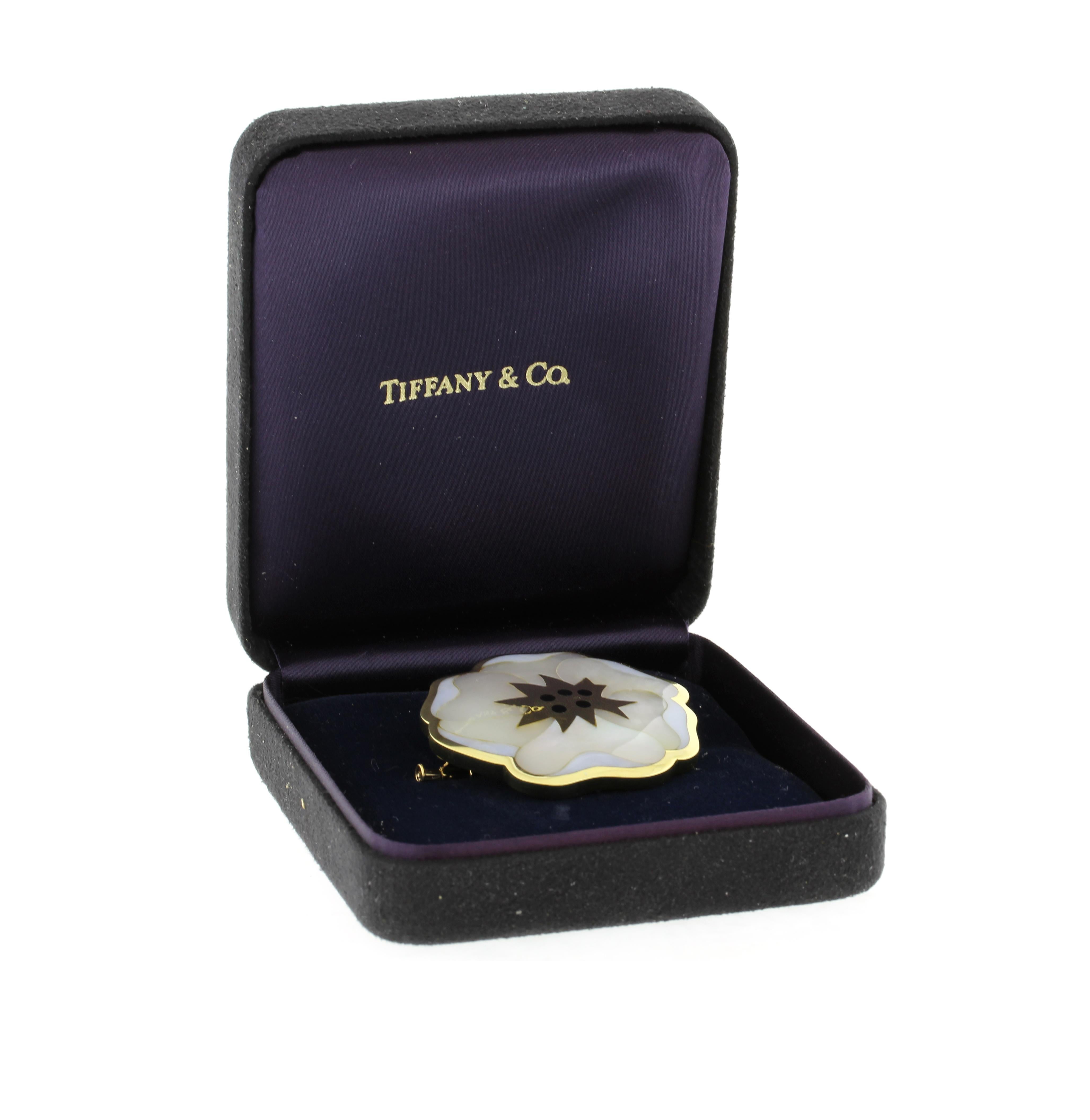 Angela Cummings for Tiffany & Co. Allure Flower, Pansy Brooch In Excellent Condition In Bethesda, MD
