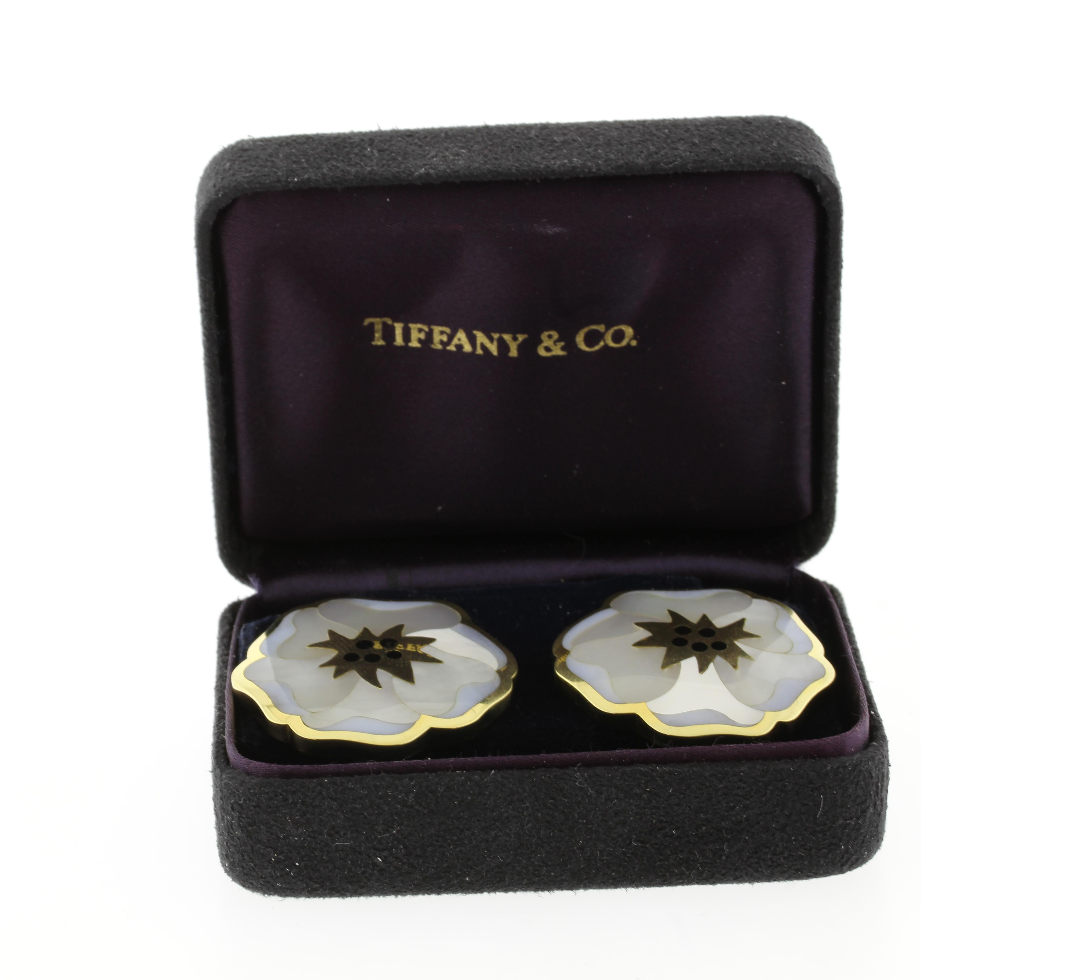 Angela Cummings for Tiffany & Co. Allure Flower, Pansy Earrings In Excellent Condition In Bethesda, MD