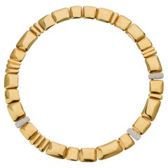 Angela Cummings für Tiffany & Co. Asymmetrische Halskette aus 18 Karat Gold