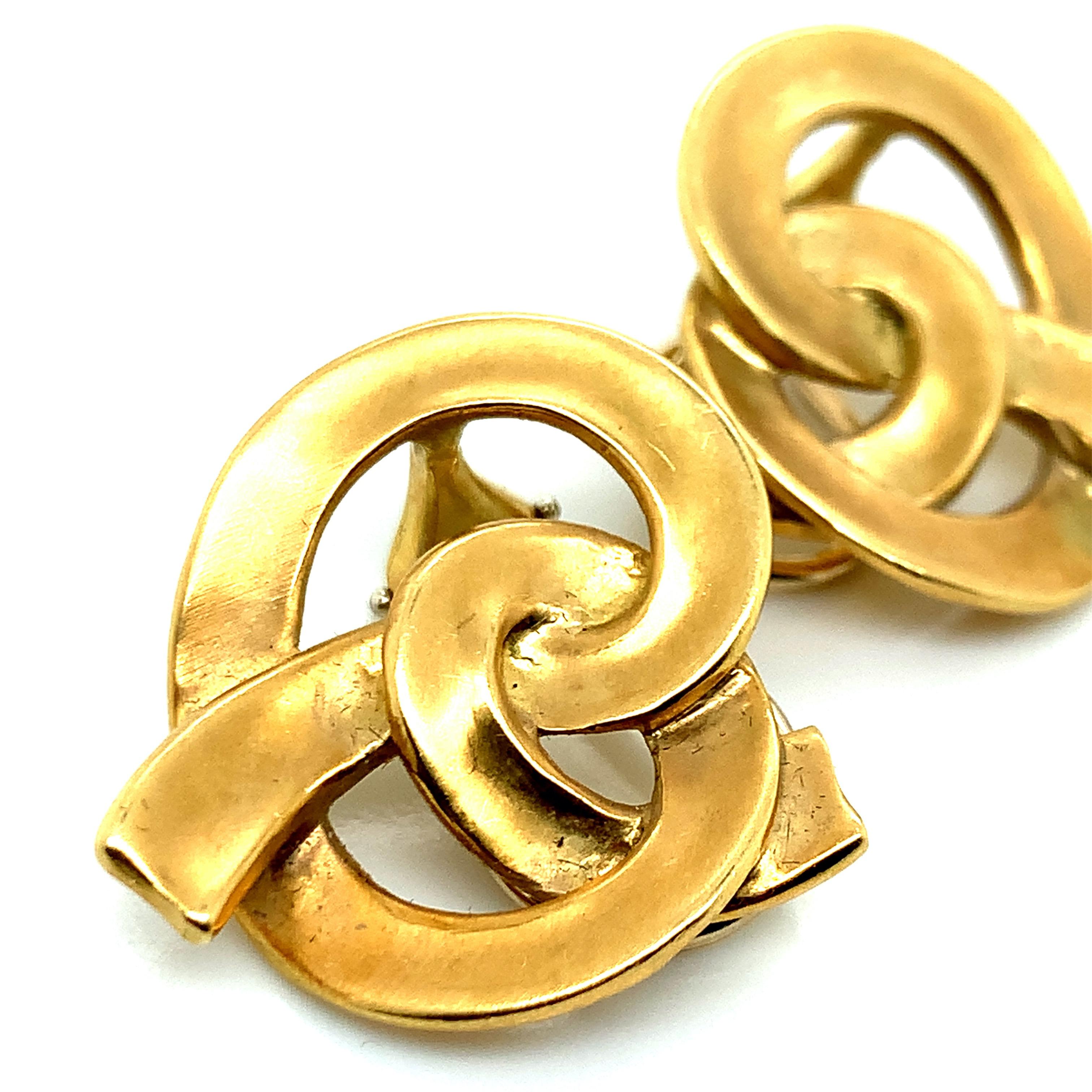 Angela Cummings für Tiffany & Co. Gold-Ohrclips im Zustand „Hervorragend“ im Angebot in New York, NY