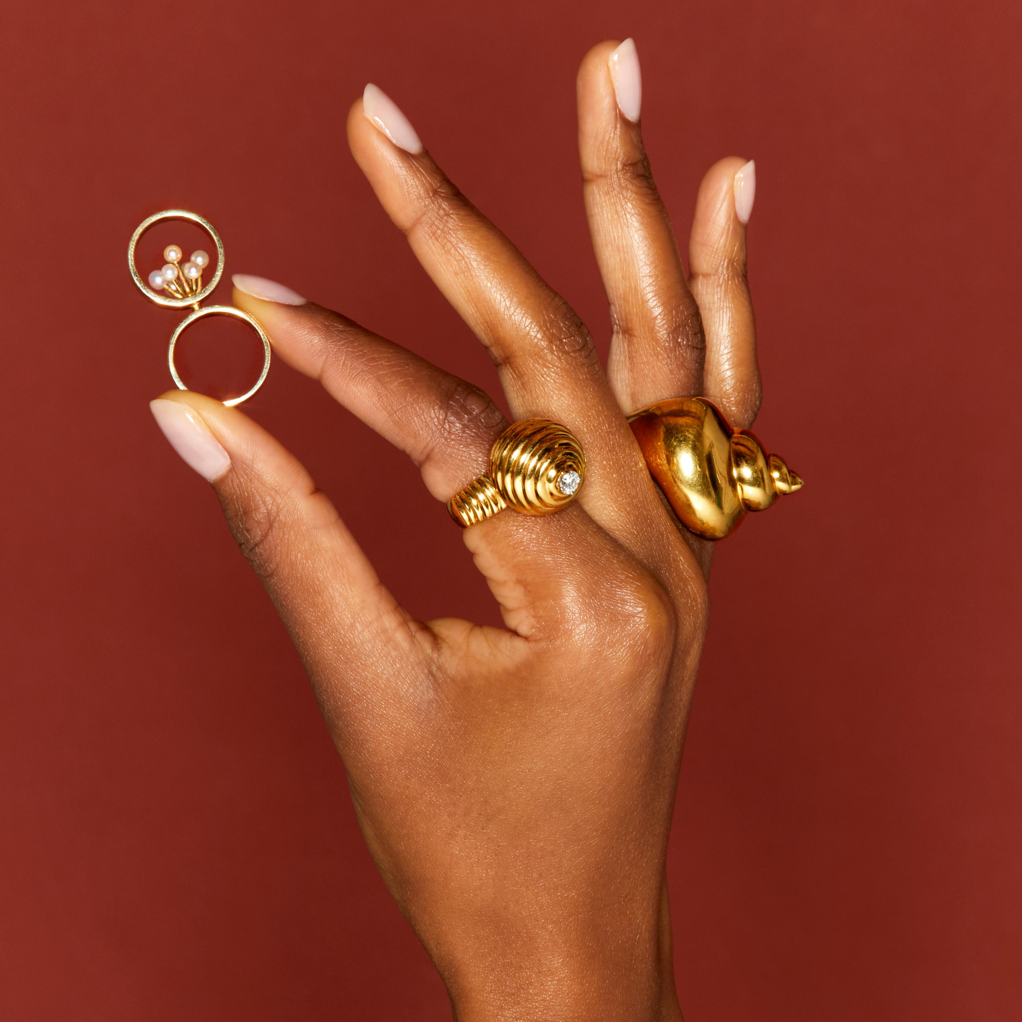 Angela Cummings für Tiffany & Co. Gold Muschel Ring im Angebot 5