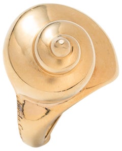 Angela Cummings for Tiffany & Co. Gold Shell Ring