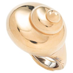 Angela Cummings for Tiffany & Co. Gold Shell Ring