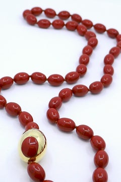 Angela Cummings for Tiffany & Co. Jasper Beaded Necklace 18k Gold