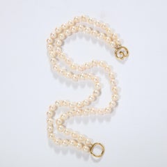 Angela Cummings for Tiffanys Pearl & 18k Gold Necklace