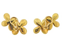 Angela Cummings Gold Flower Earrings