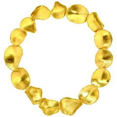 Angela Cummings Gold "Rose Petals" Necklace