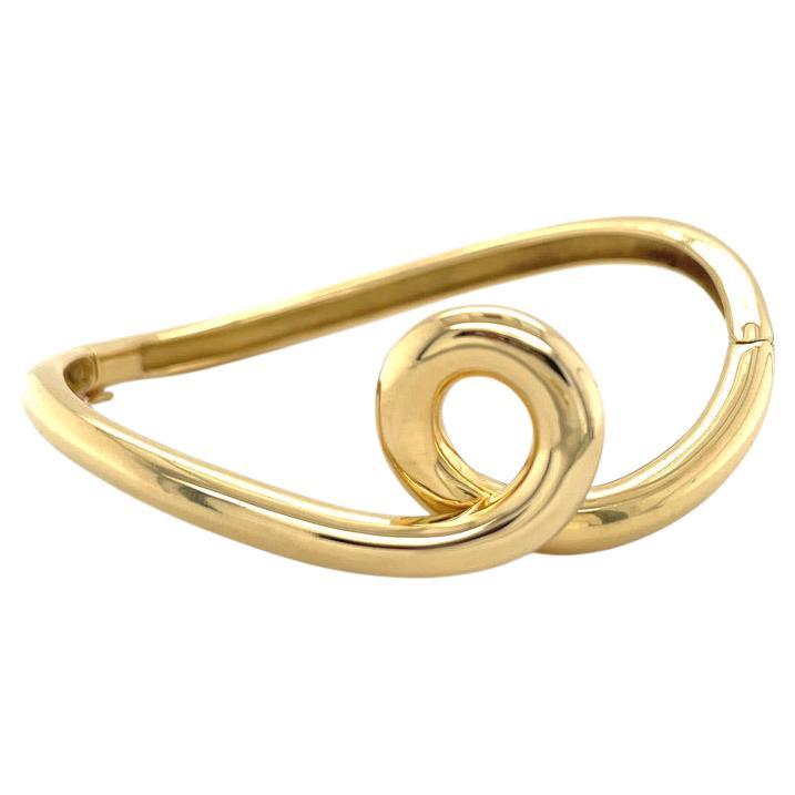 Angela Cummings Gold Swirl Loop Bracelet