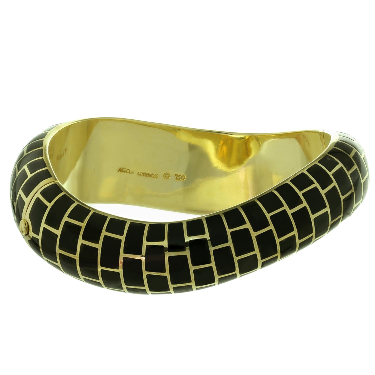 black jade bracelet with gold