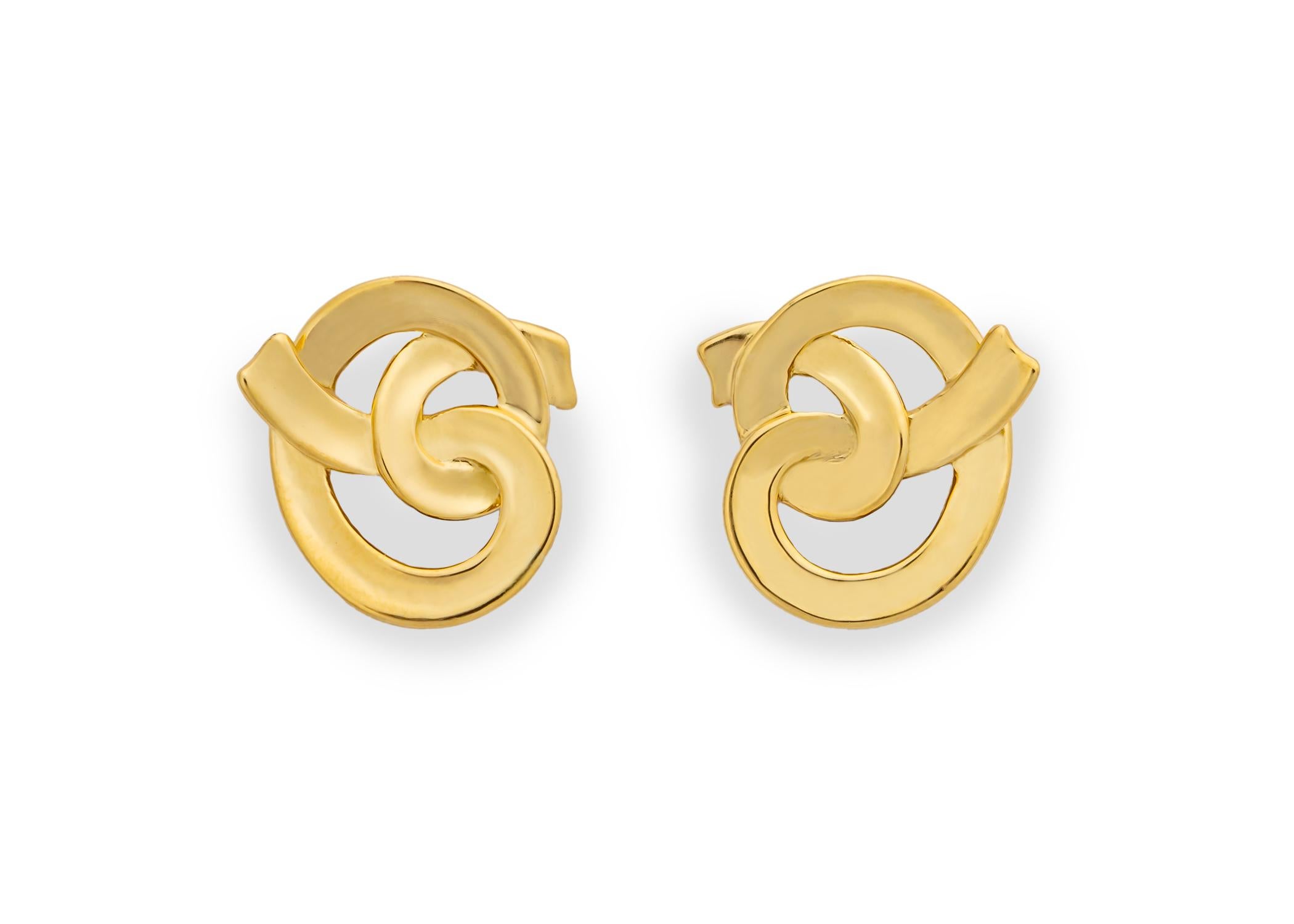 Contemporary Angela Cummings Knot Motif Earring For Sale