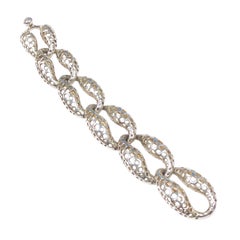 Angela Cummings Large Silver Biomorphic Modernist Bracelet