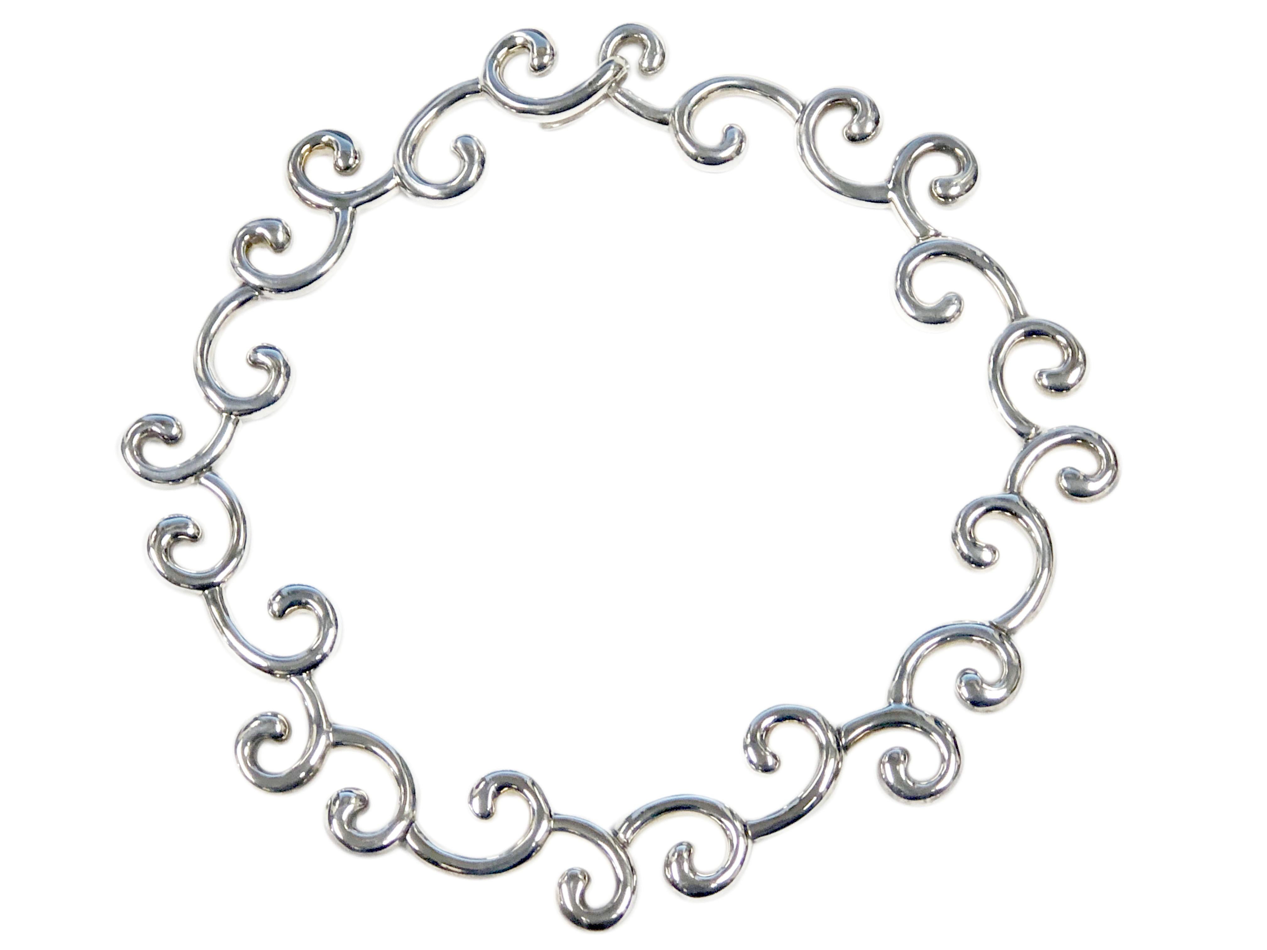 Women's Angela Cummings Organic Waves Sterling Silver Necklace