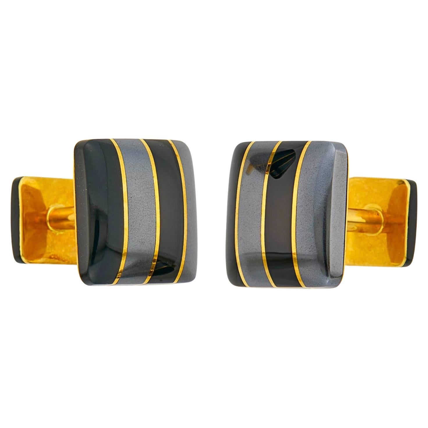 Black Jade Cufflinks